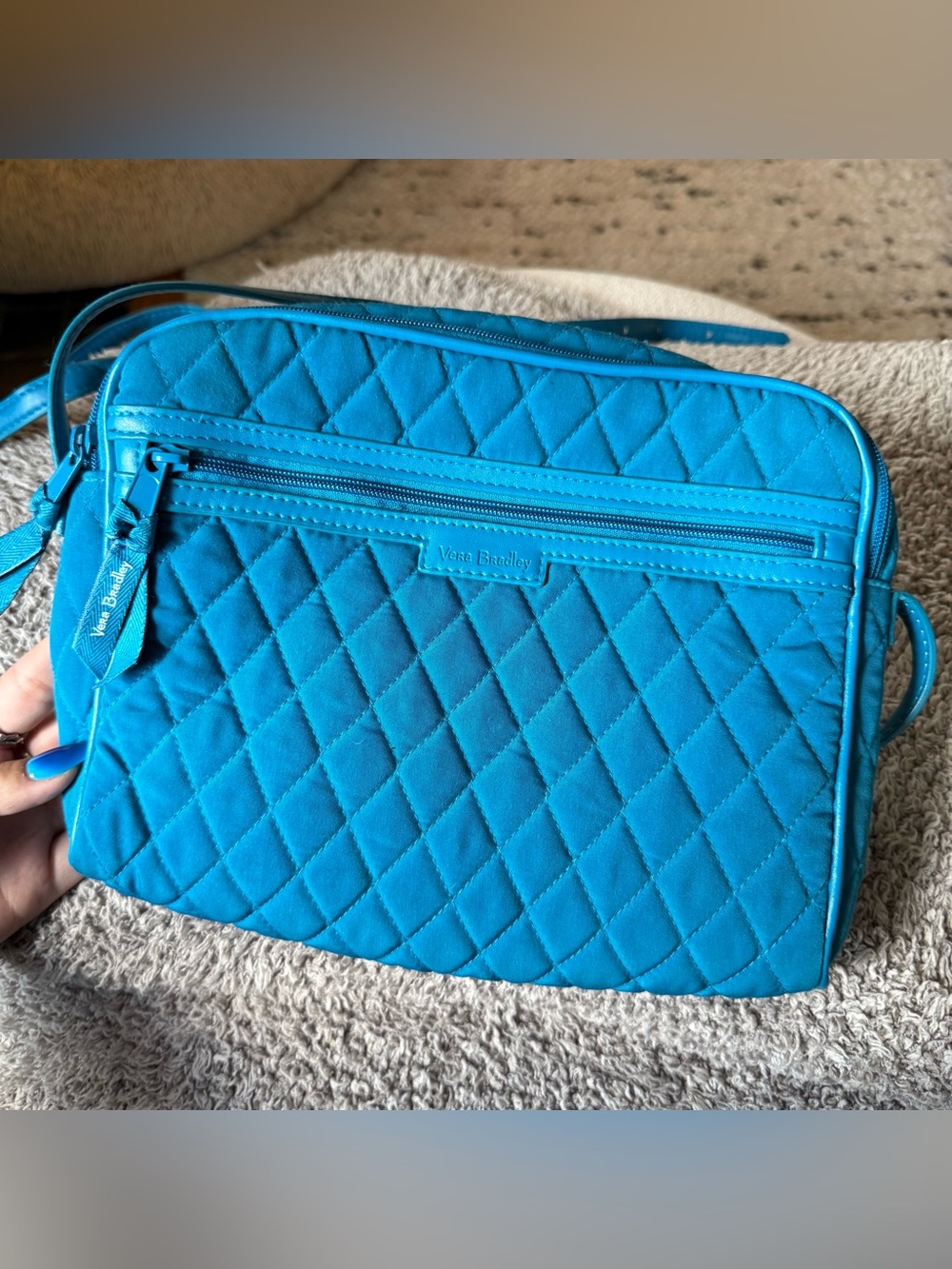 Vera Bradley Crossbody Bag Purse Handbag Blue